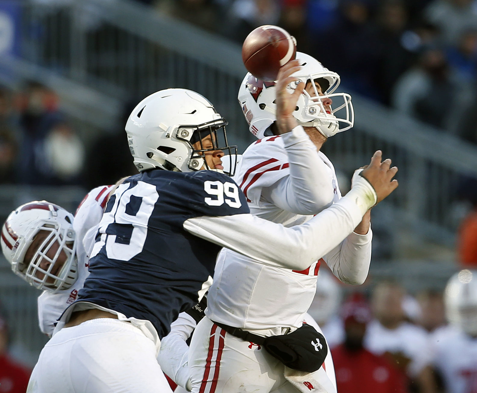 Yetur Gross-Matos - Penn State vs. Wisconsin